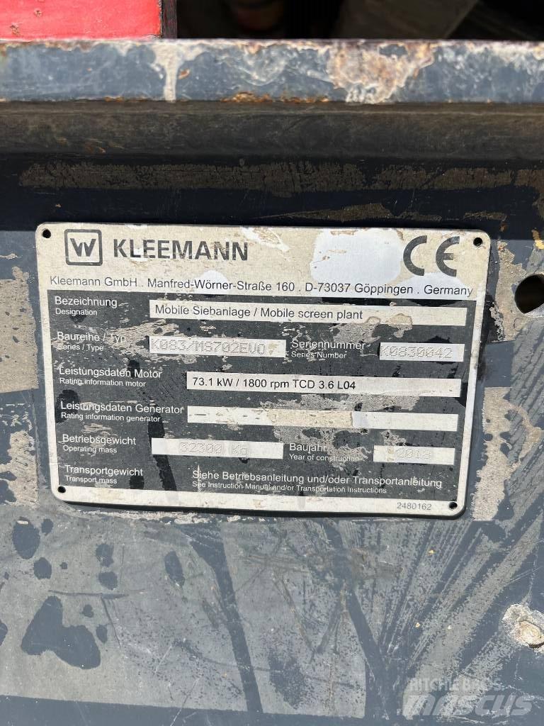 Kleemann MSS 702 Evo Machacadoras