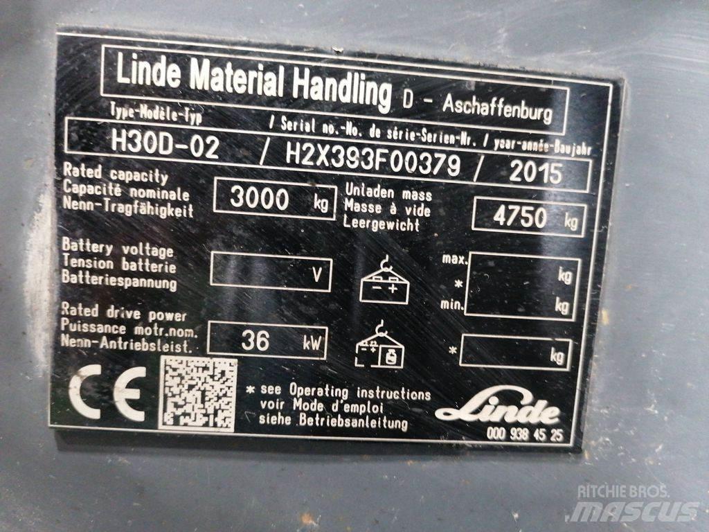 Linde H30D-02 Carretillas diesel