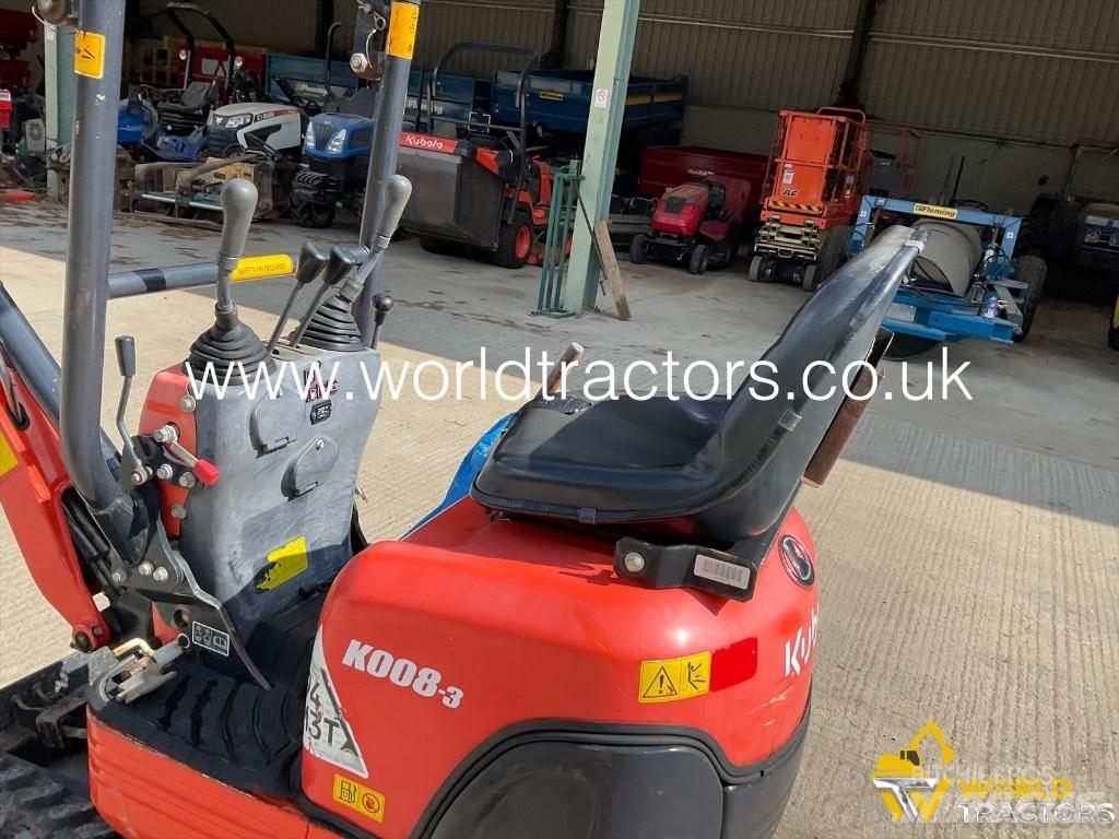 Kubota K 008-3 Mini excavadoras < 7t
