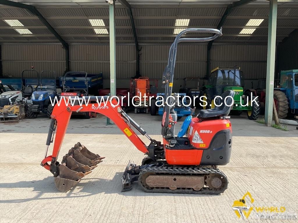Kubota K 008-3 Mini excavadoras < 7t