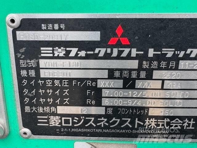 Mitsubishi FD 18 Carretillas diesel