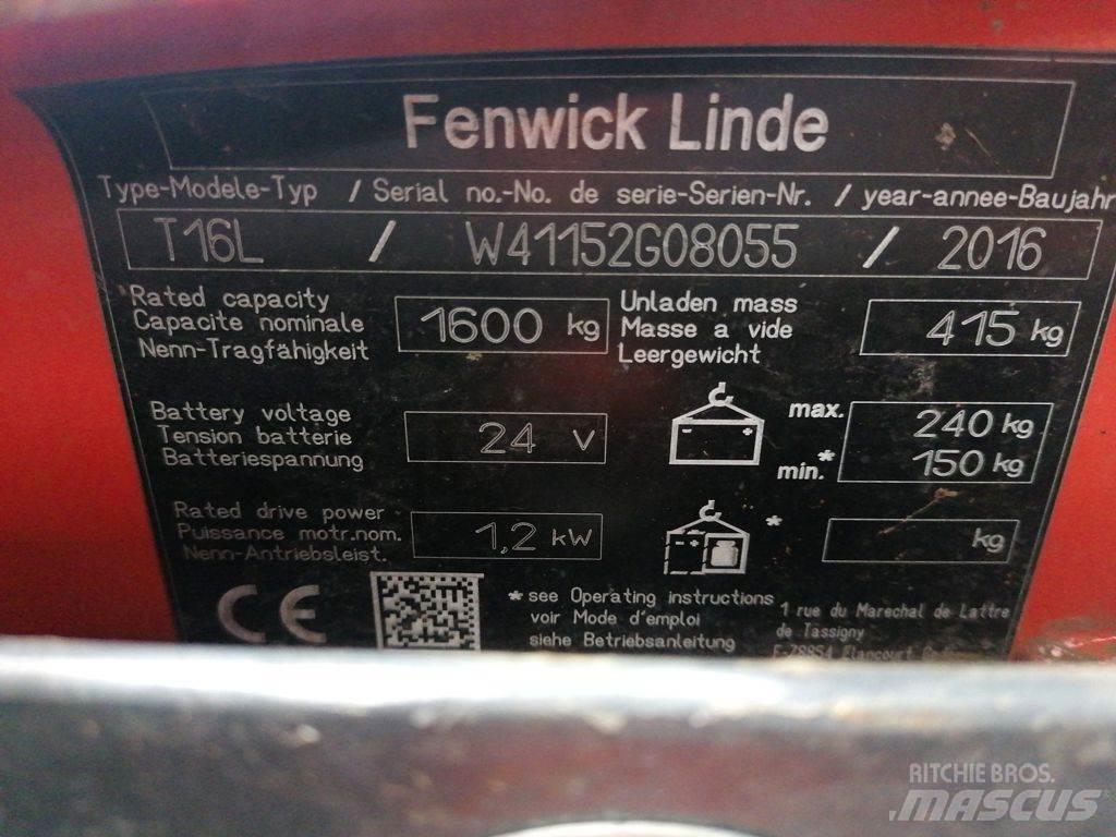 Linde T16L Transpaletas Manuales