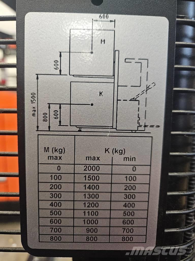 Toyota SPE120 L Apiladores eléctricos autopropulsados