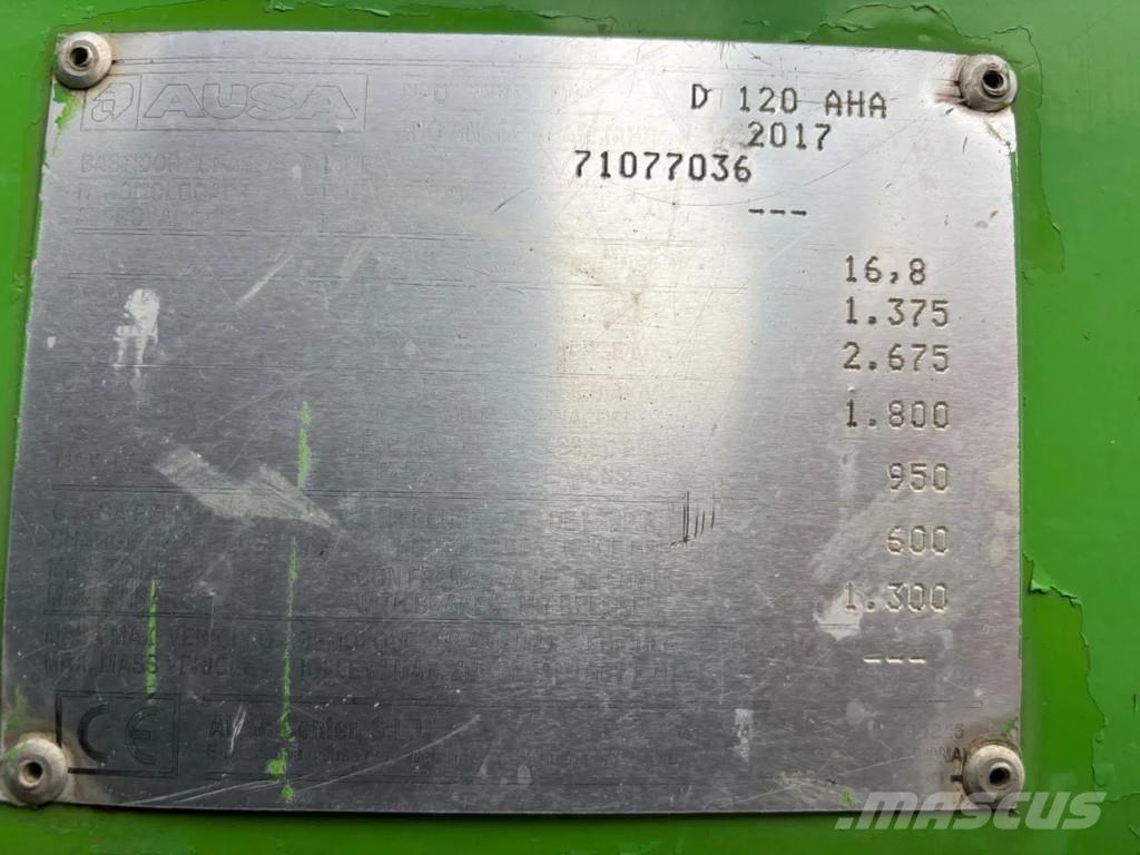 Ausa D120AHA Dúmpers articulados