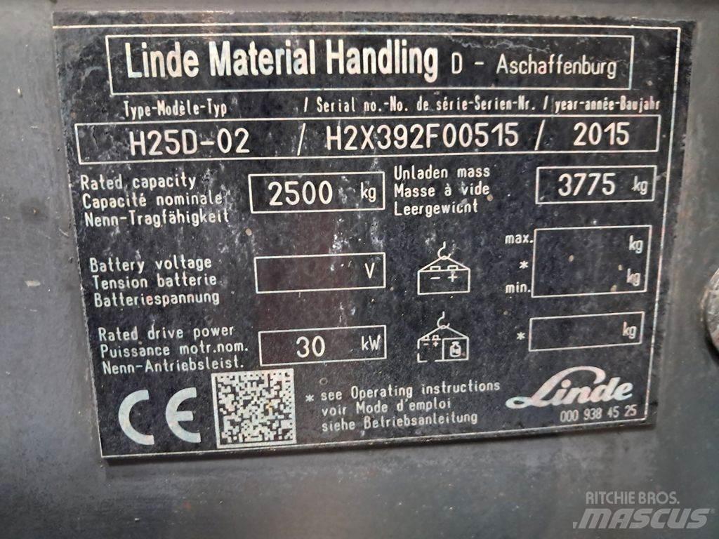 Linde H25D-02 Carretillas diesel