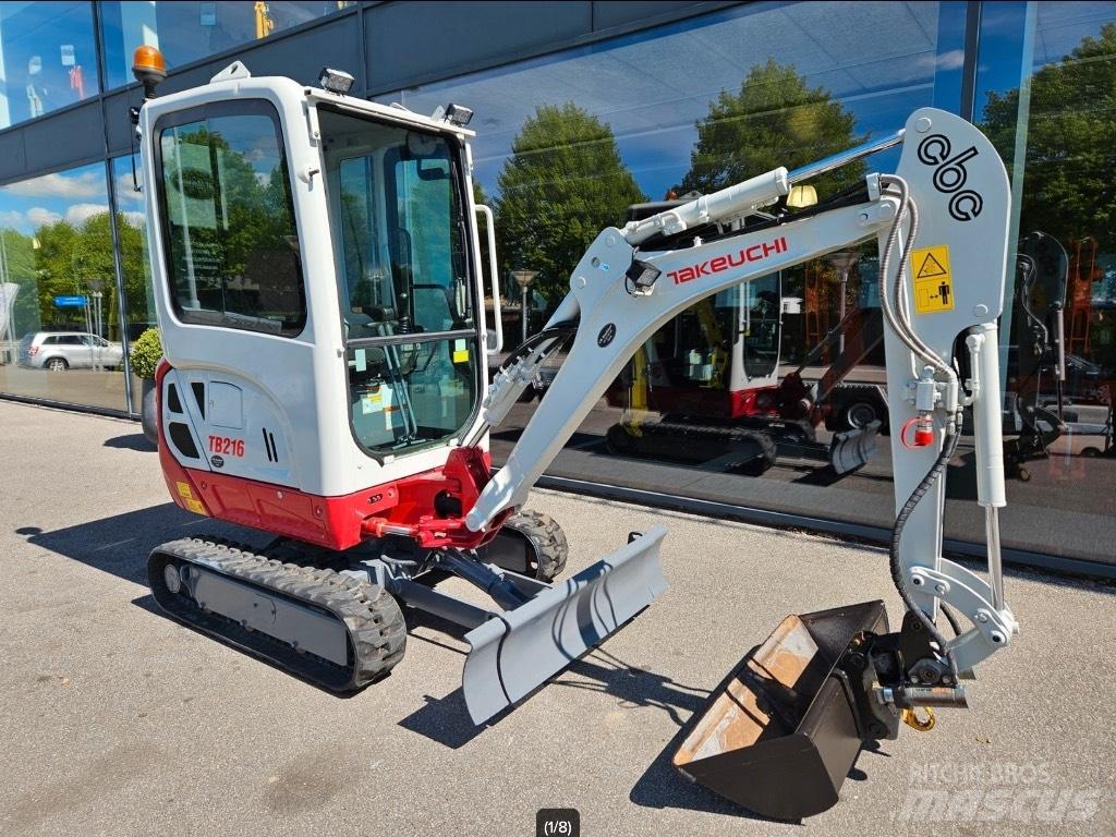 Takeuchi TB 216 Mini excavadoras < 7t