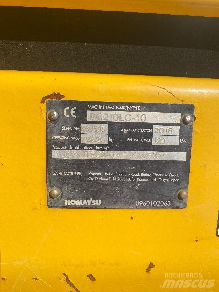Komatsu PC 210 LC-10 Excavadoras de cadenas