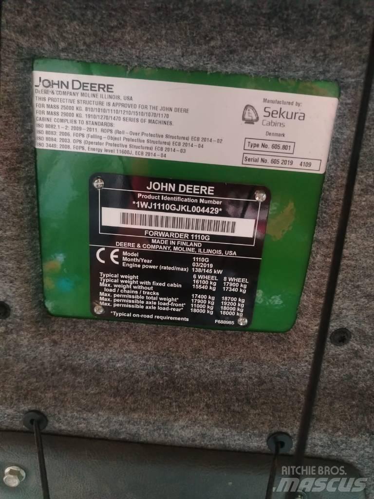 John Deere 1110 Autocargadoras