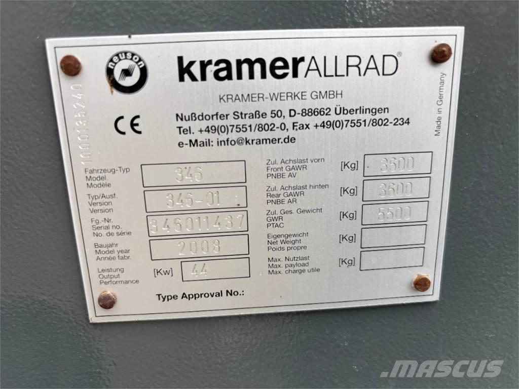 Kramer 750 Cargadoras sobre ruedas