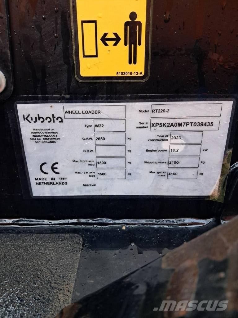 Kubota RT 220-2e Palas cargadoras