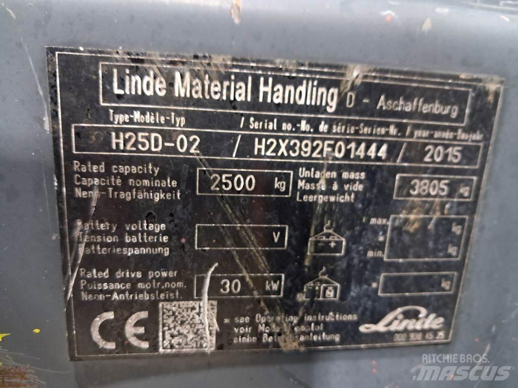 Linde H25D-02 Carretillas diesel