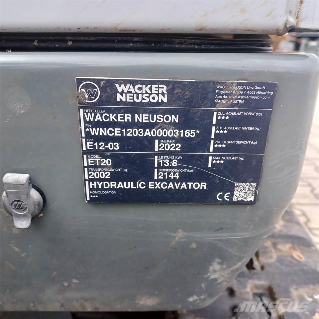 Wacker Neuson ET20 Excavadoras de cadenas