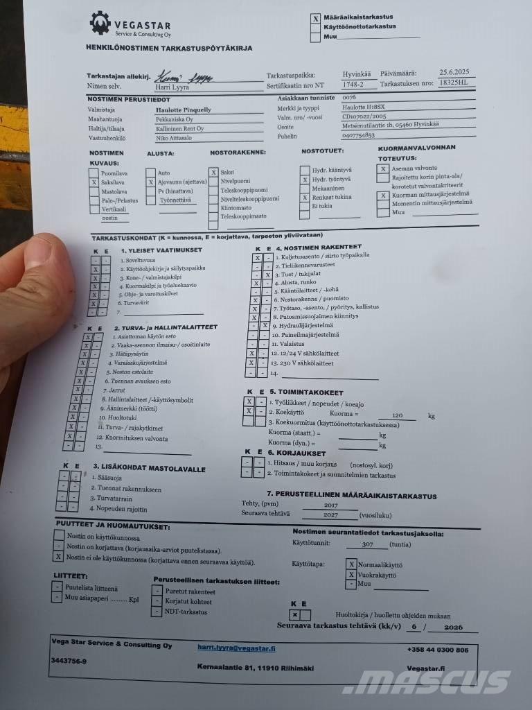 Haulotte H 18 SX Plataformas tijera