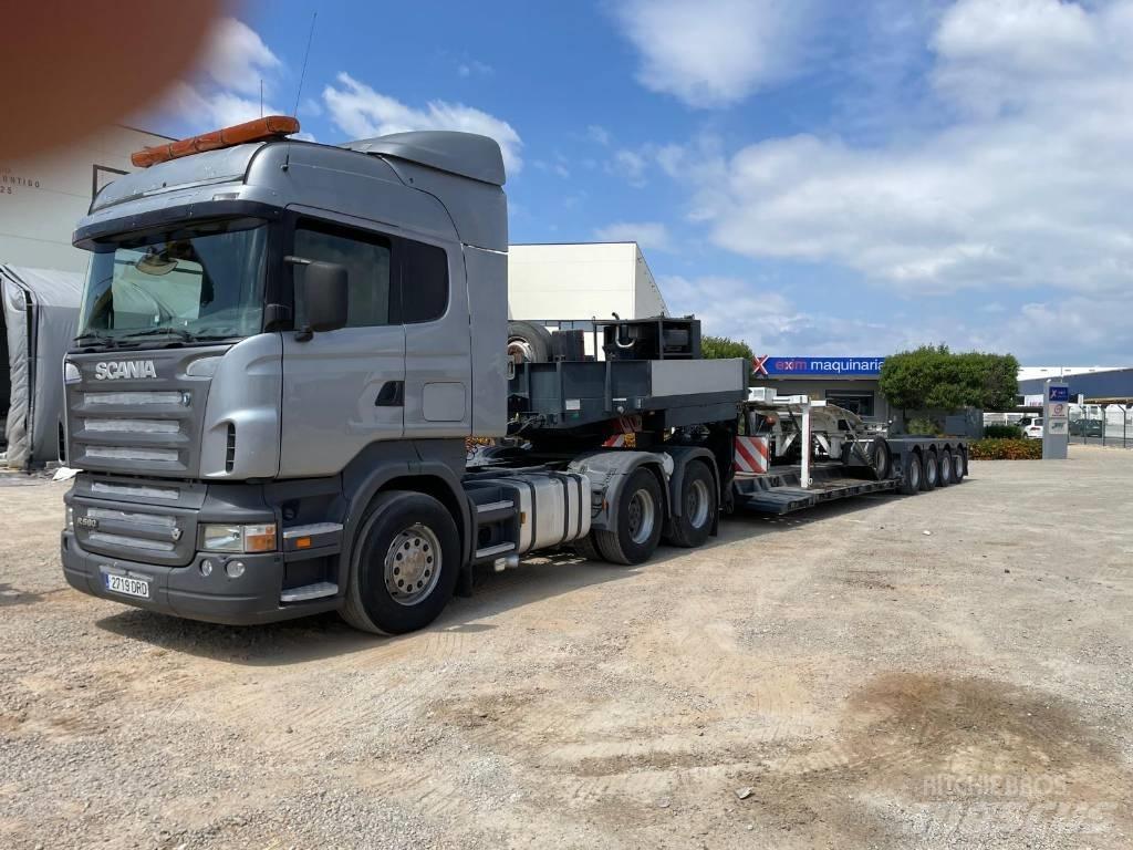 Scania R 580 Camiones portamaquinaria