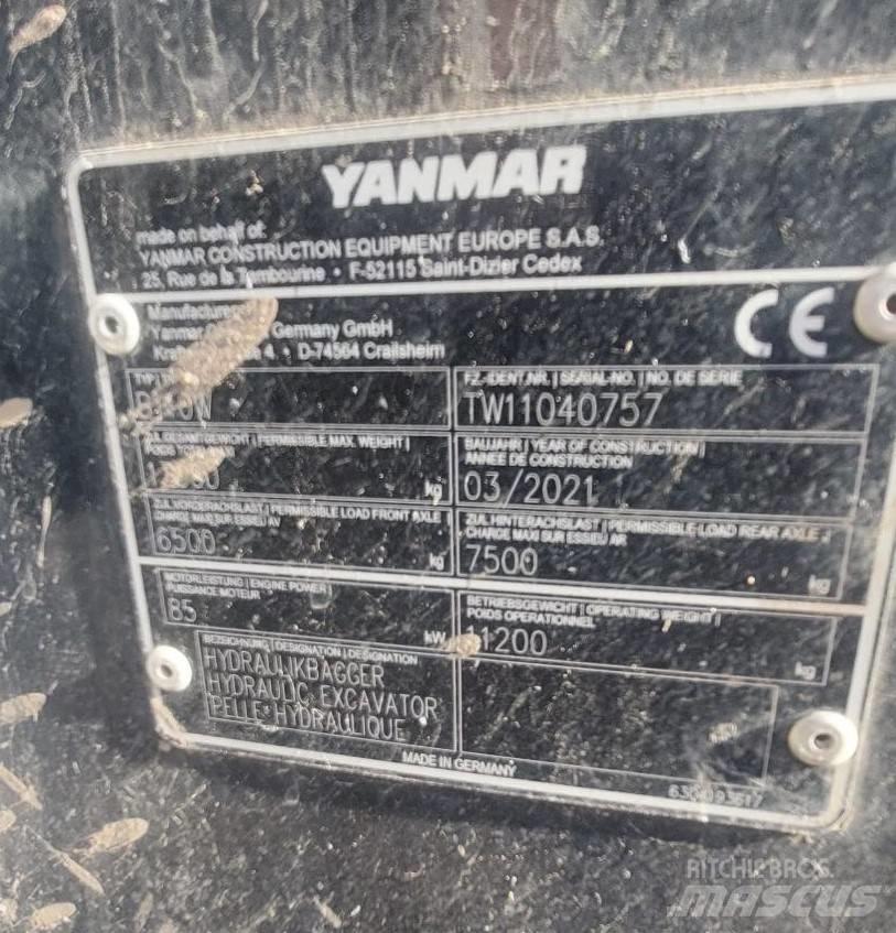 Yanmar B 110 W Excavadoras de ruedas