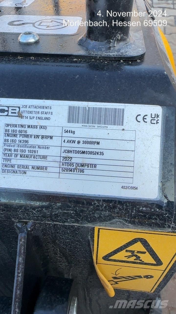 JCB HTD5 Dúmpers de obra