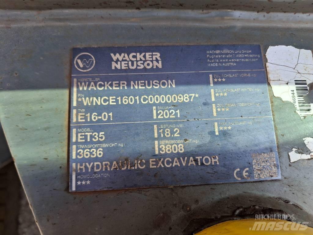 Wacker Neuson ET35 Excavadoras de cadenas