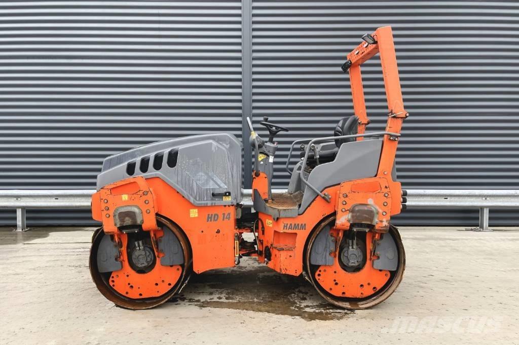 Hamm HD 14 VV Rodillos de doble tambor