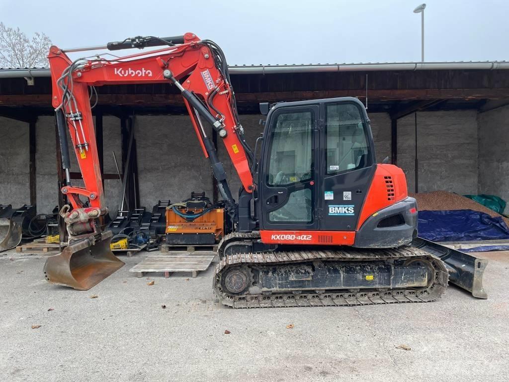 Kubota KX 080-4a2 Excavadoras 7t - 12t