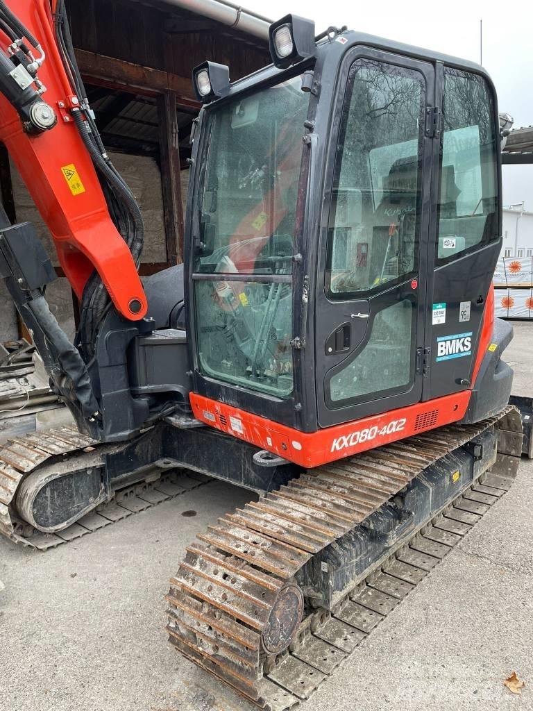Kubota KX 080-4a2 Excavadoras 7t - 12t