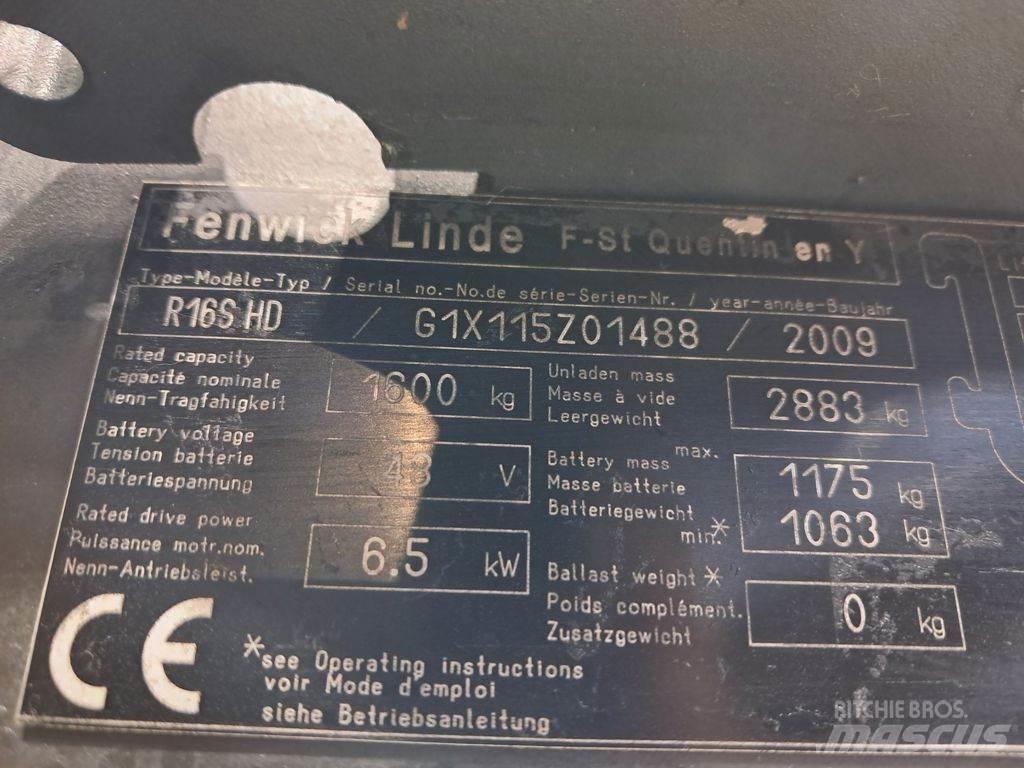 Linde R16 S HD Carretillas retráctiles