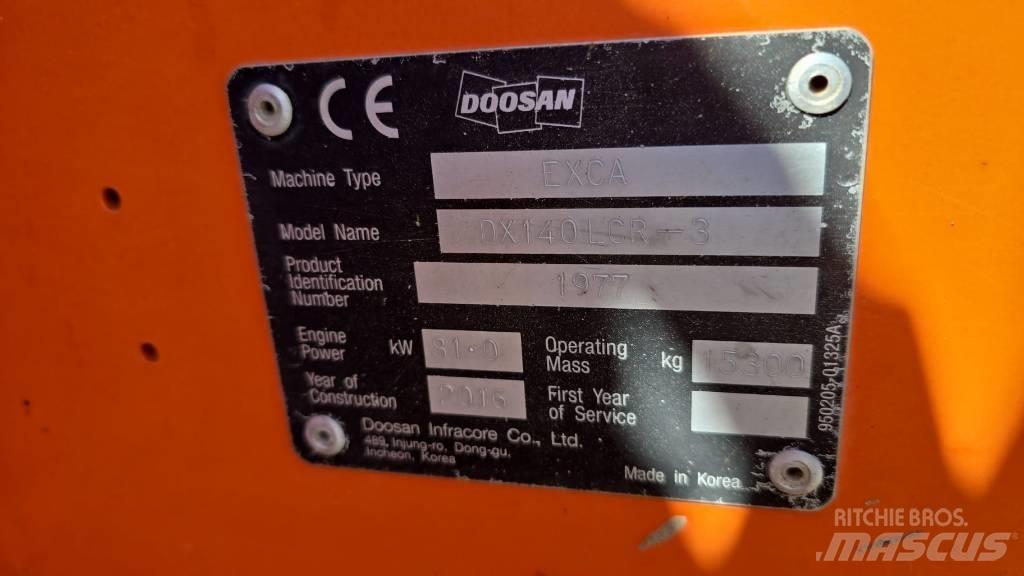 Doosan DX 140 LCR-3 Excavadoras de cadenas