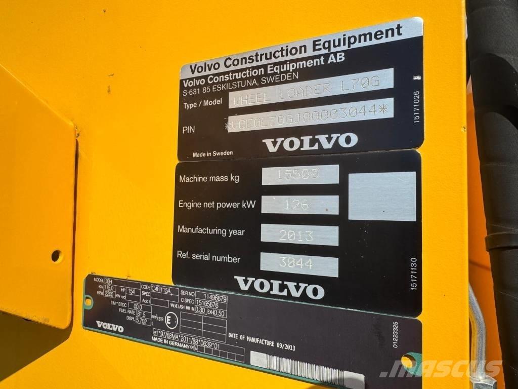 Volvo L 70 G Cargadoras sobre ruedas