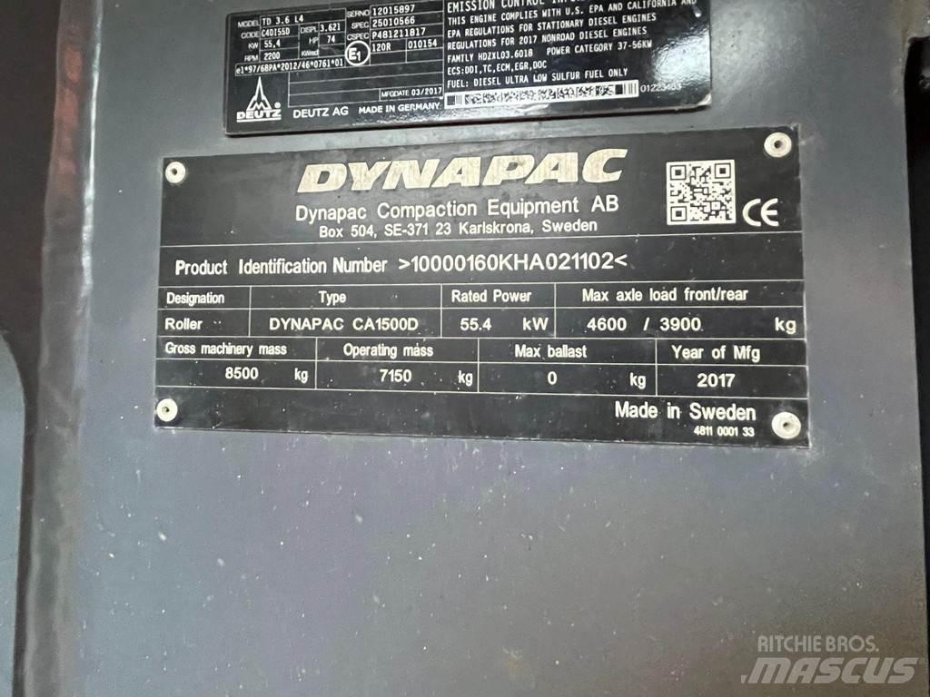 Dynapac CA 1500 D Rodillos de un solo tambor