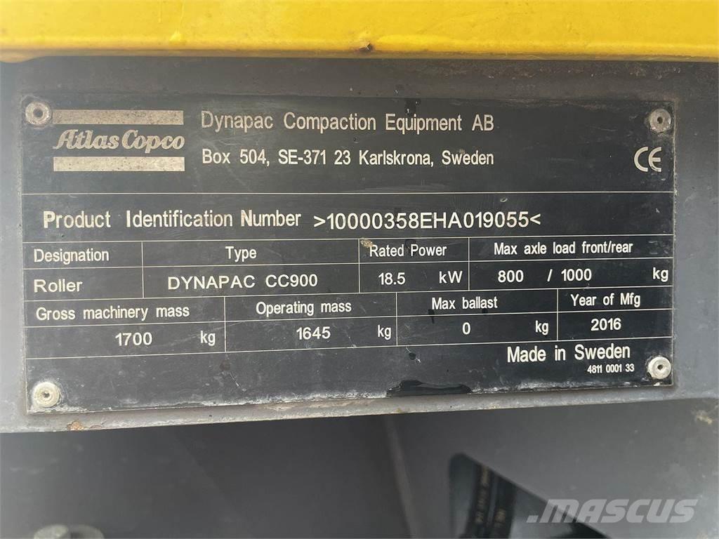 Atlas Copco CC900 Rodillos