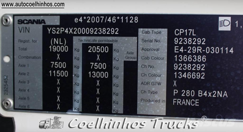 Scania P 280 Camiones caja cerrada