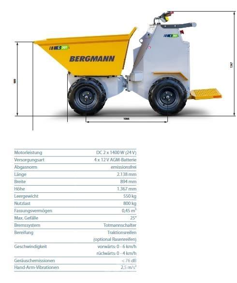 Bergmann C 301L Dúmpers de obra