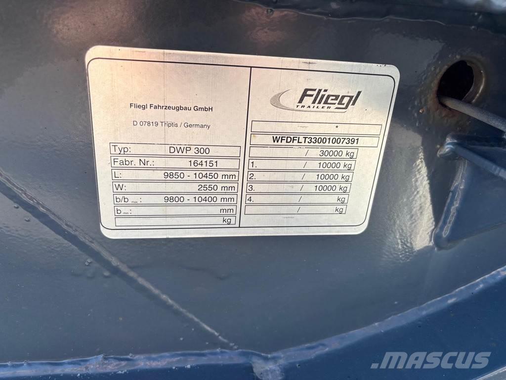 Fliegl 3-AXLE BDF Remolques portacontenedores