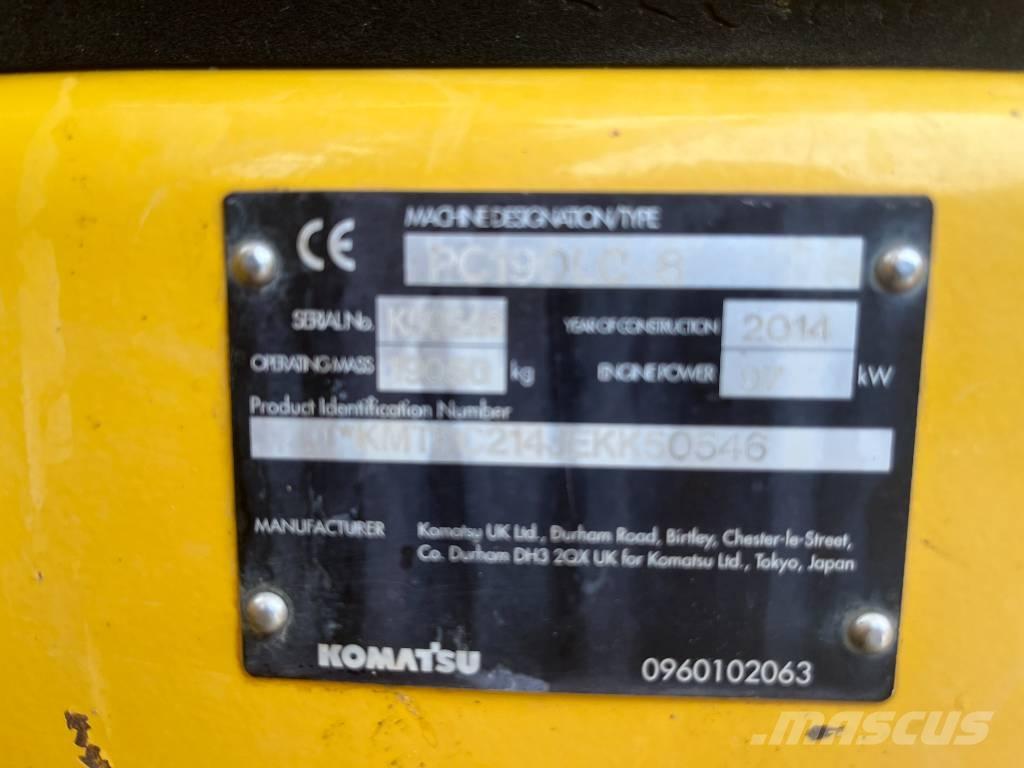 Komatsu PC 190 LC-8 Excavadoras de cadenas
