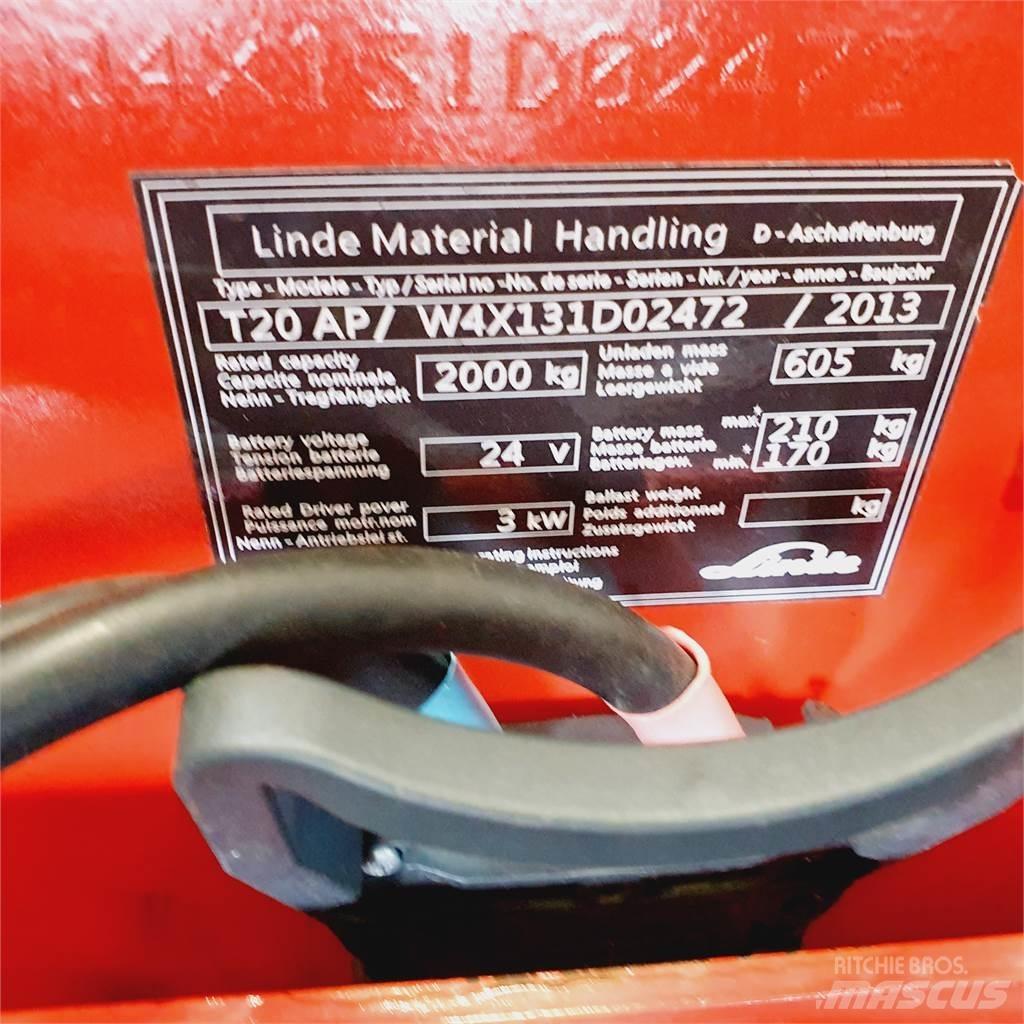 Linde T20AP kurz Transpaletas Electricas