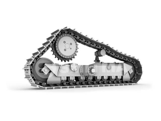 CAT D8T Cadenas, orugas y chasis