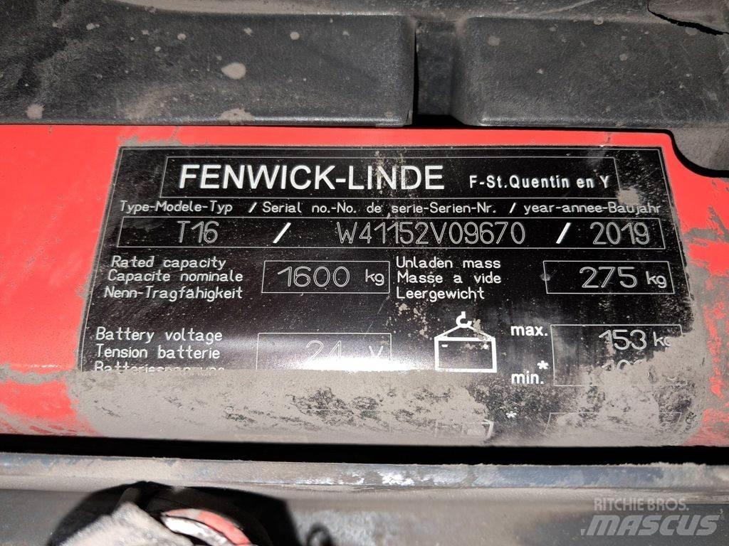Linde T16 Transpaletas Electricas
