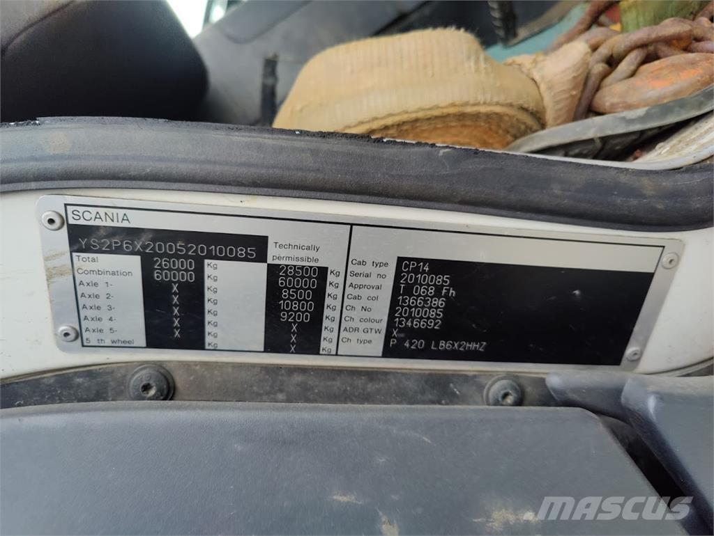 Scania P420 6x2 Camiones bañeras basculantes o volquetes