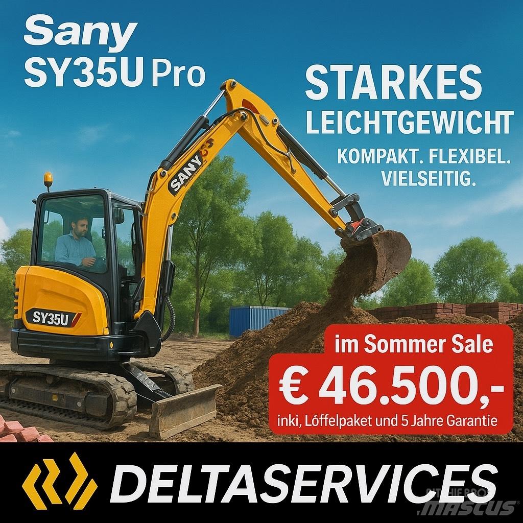 Sany SY 35 U Mini excavadoras < 7t