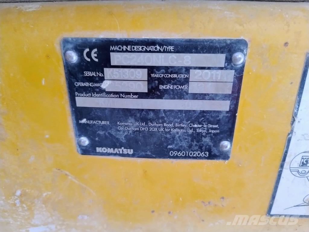 Komatsu PC 240 NLC-8 Excavadoras de cadenas