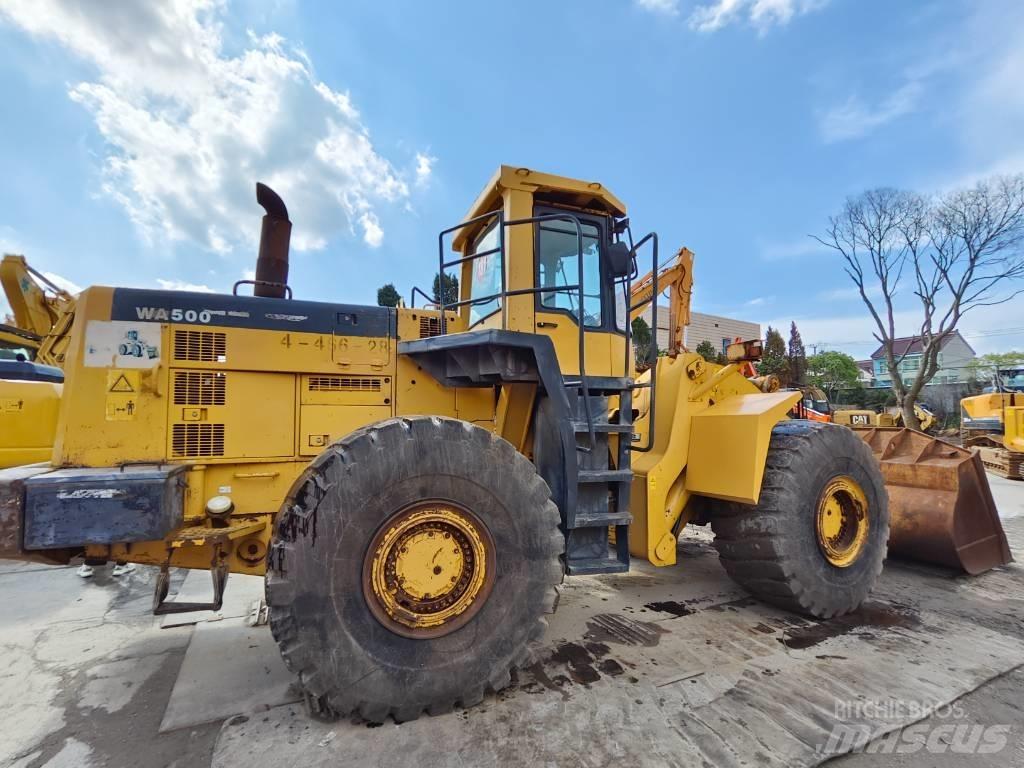 Komatsu WA 500 Cargadoras sobre ruedas
