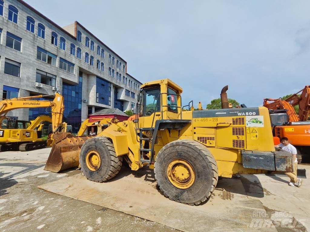 Komatsu WA 500 Cargadoras sobre ruedas