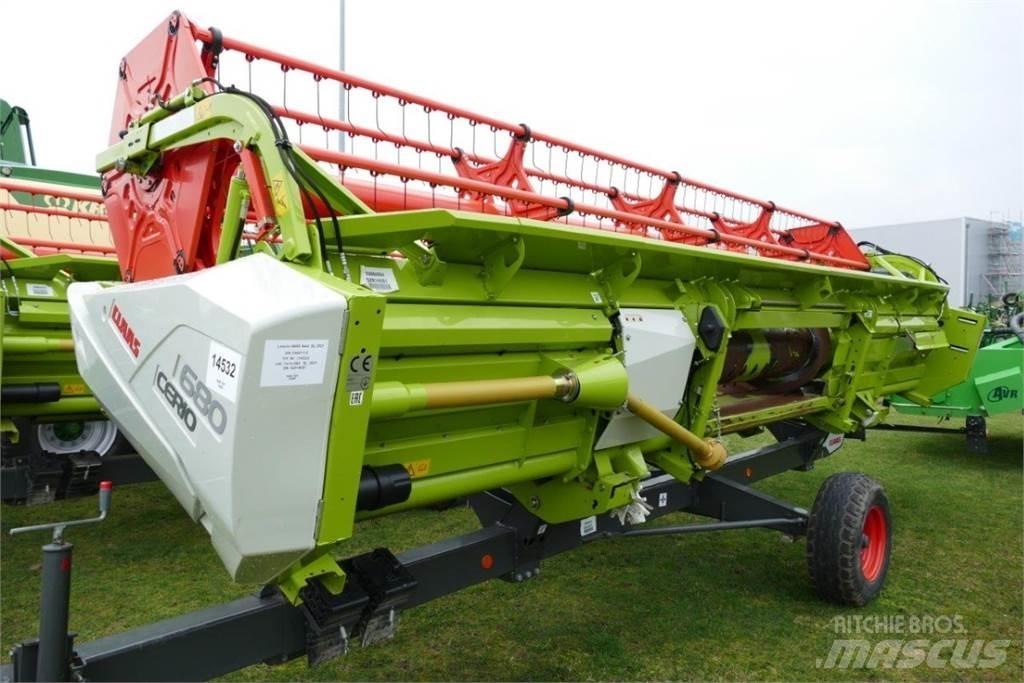 CLAAS Cerio 680 Cabezales cortadores