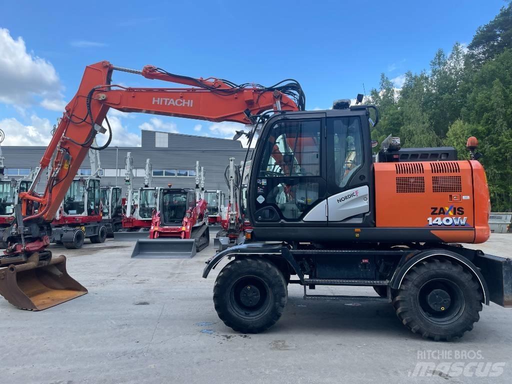 Hitachi ZX 140 W-6 Excavadoras de ruedas