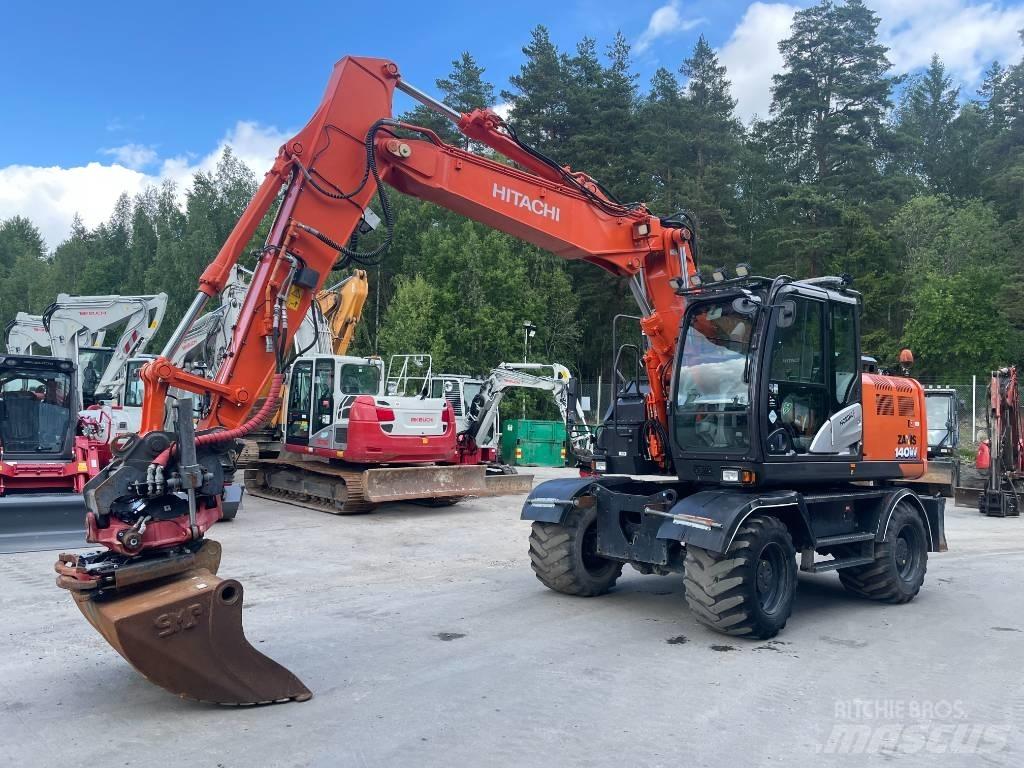Hitachi ZX 140 W-6 Excavadoras de ruedas