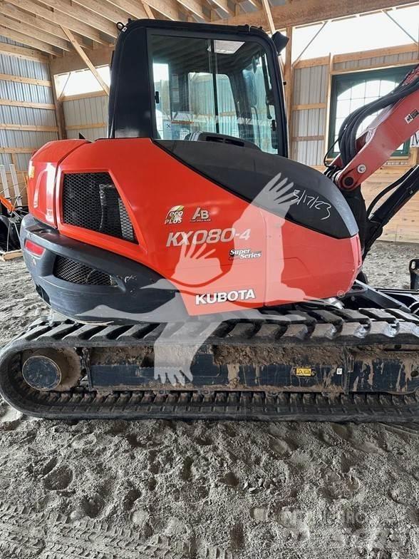 Kubota KX080-4 Excavadoras de cadenas