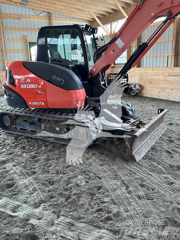Kubota KX080-4 Excavadoras de cadenas