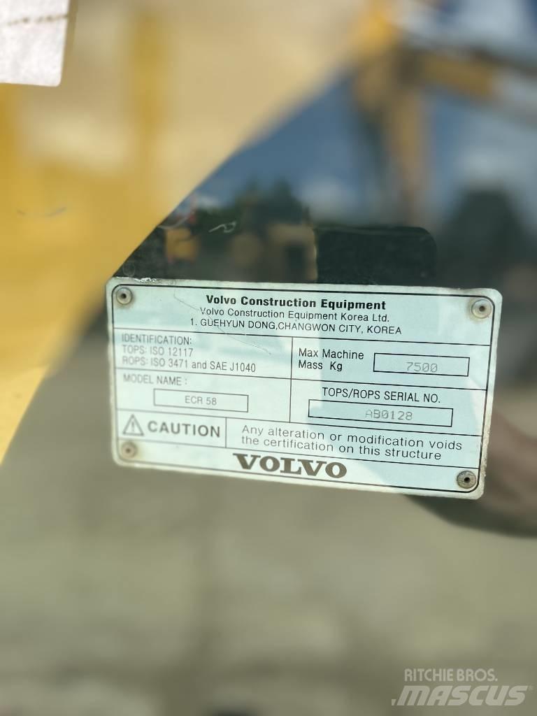 Volvo ECR 58 PLUS Excavadoras 7t - 12t