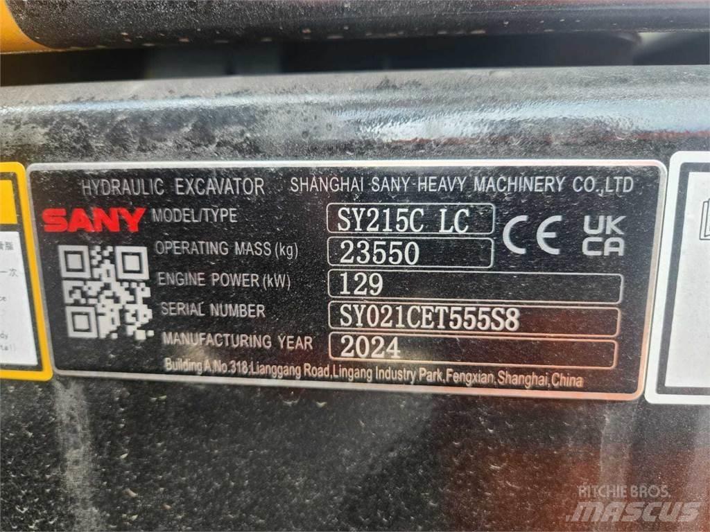 Sany SY215C Excavadoras de cadenas
