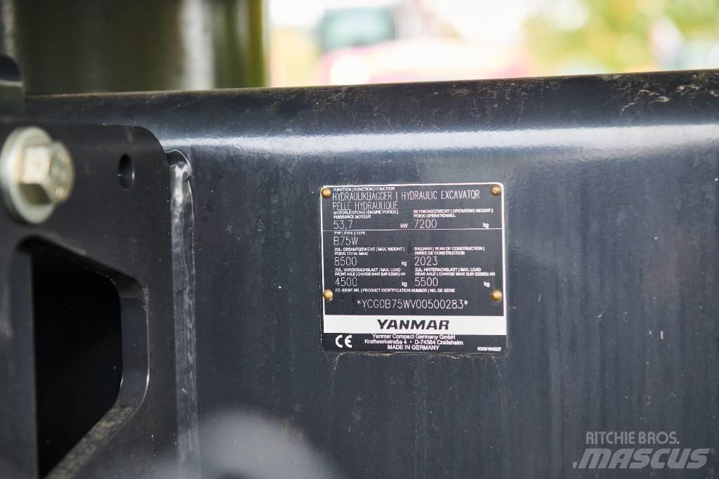 Yanmar B 75 W Excavadoras de ruedas
