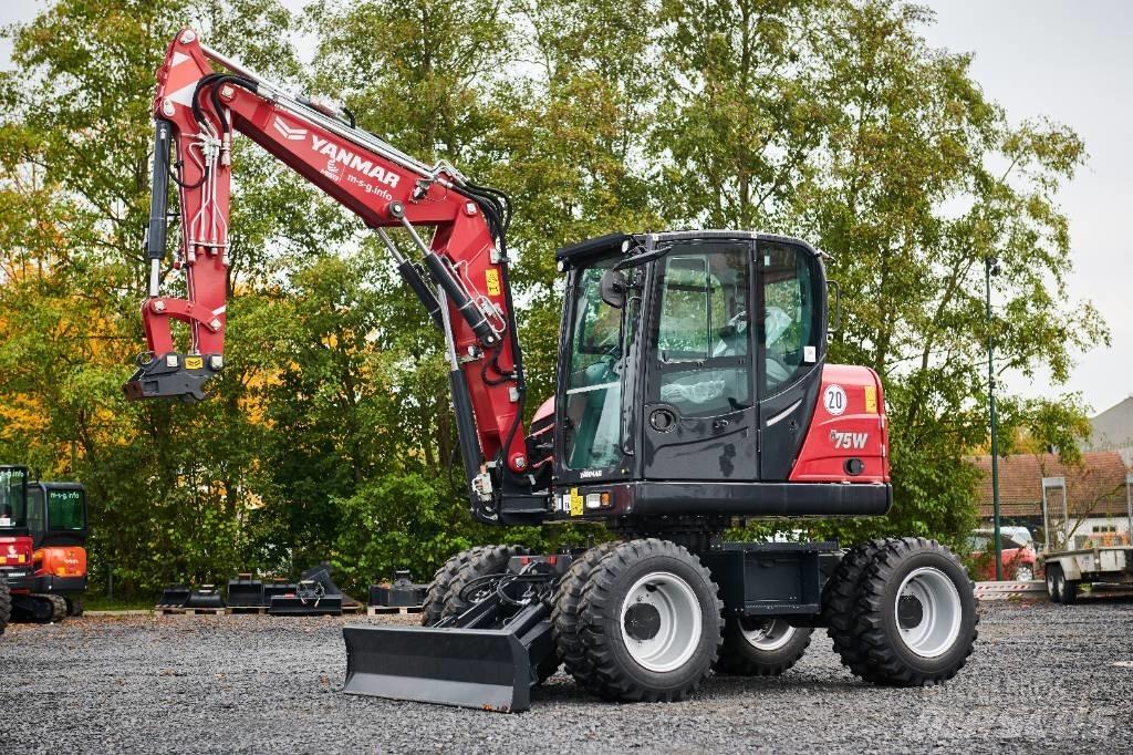 Yanmar B 75 W Excavadoras de ruedas